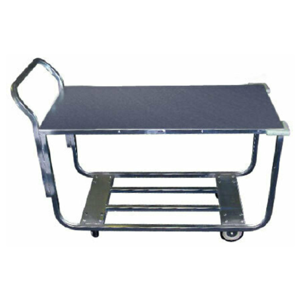 Winholt WX-1000KA-B-WM Stocking & Marking Cart 700 Lb. Capacity Galvanized Solid Top Shelf