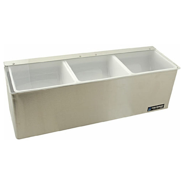 San Jamar SJB6183L Tray Chilled Condiment 3 Qt