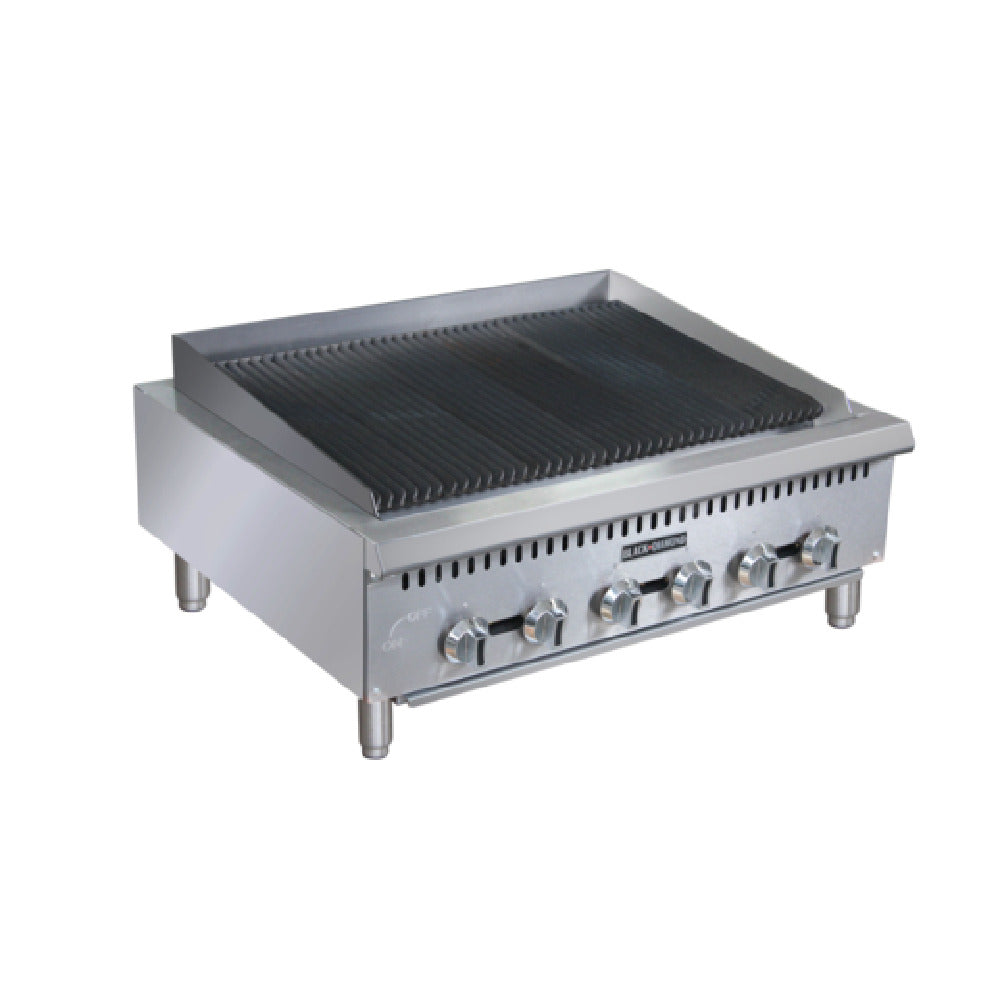 Admiral Craft BDCTC-36 Black Diamond Charbroiler Countertop 36" W X 30" D