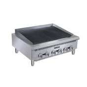 Admiral Craft BDCTC-36 Black Diamond Charbroiler Countertop 36" W X 30" D