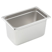 Winco SPJP-406 Steam Table Pan 1/4 Size 10-5/6" X 6-5/16" X 6" Deep