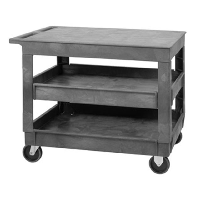 Quantum PFTC4026-33-3 Utility Cart (3) Shelves 40"W X 26"D X 32-1/2"H