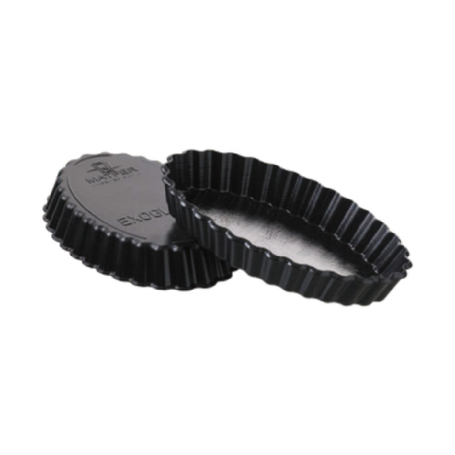 Matfer 345202 Exoglass® Tartlet Mold 4-1/2"L X 2-3/4"W X 3/4"H Oblong