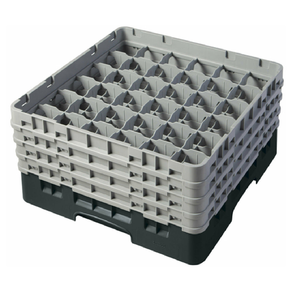 Cambro 36S800110 Camrack® Glass Rack With (4) Soft Gray Extenders Full Size