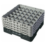 Cambro 36S800110 Camrack® Glass Rack With (4) Soft Gray Extenders Full Size