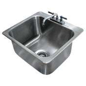 Advance Tabco DI-1-2012 Drop-In Sink 1-compartment 20"W X 16"D Front-to-back X 12" Deep Bowl