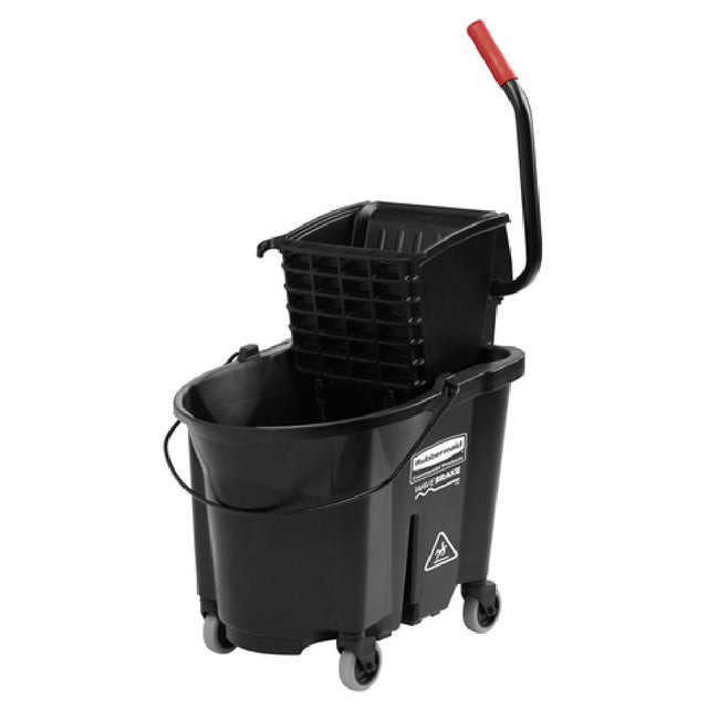 Rubbermaid 1863896 Executive WaveBrake® Mop Bucket Combo 35 Qt. Capacity Side Press Wringer