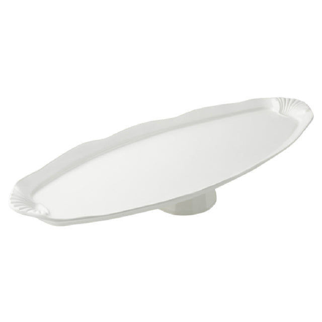 Bon Chef 20639113RED Shell Fish Platter 28-1/2" X 9" X 4-1/2" Pedestal