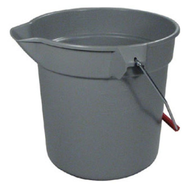 Rubbermaid FG296300GRAY BRUTE® Bucket 10 Quart 10-1/2" Dia. X 10-1/4"H