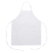 KNG 1557WHT Kng 32 In Bib Apron White 2 Pockets