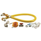 T&S Brass HG4D48SK Kit Gas Hose 3/4" X 48" T&s