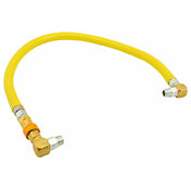 T&S Brass TSHG-4D-48S Gas Hose Flex Ctd 3/4 X 48 W/90 (4 3/ 4 O.d )