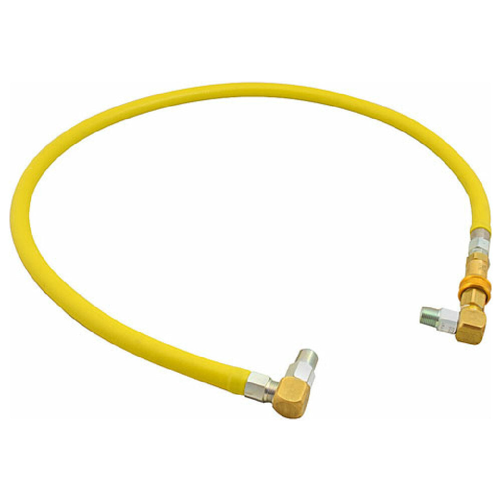 T&S Brass TSHG-4C-60S Gas Hoseflexctd. 1/2 X 60 W/90 (3 3/ 4 O