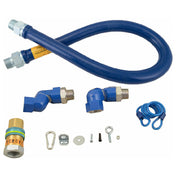 Dormont 16100BPQ2SR-48 Connector Gas Kit1"od X 48" W/ Qd 2swivel & Cab