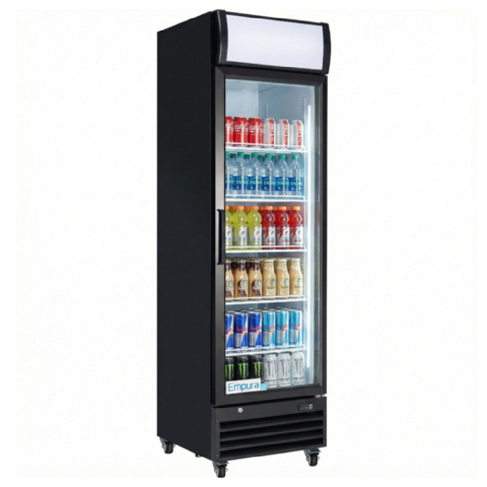 Empura EGM-13B - Refrigerated Merchandiser, 22.72"W X 23.82"D X 77.95"H, 12 Cu. Ft. Capacity