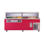 Piper Products R2H-4CI - Reflections Serving Counter, Hot & Cold, (2) Hot Wells