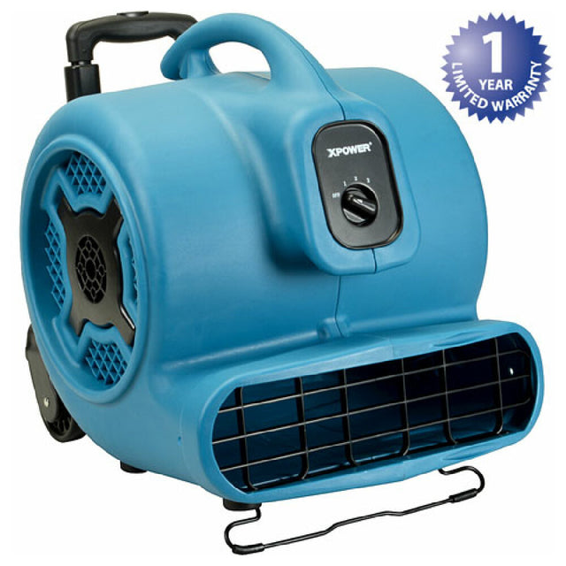 AllPoints 8015239 115v Blue Floor Dryer Xpower 2 800 Cfm