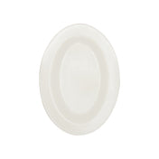 CAC China MLDRE-14 Dwight Oval Platter 12.5"W X 8.875"D X 1.125"H Rolled Edge(Sold By Case)