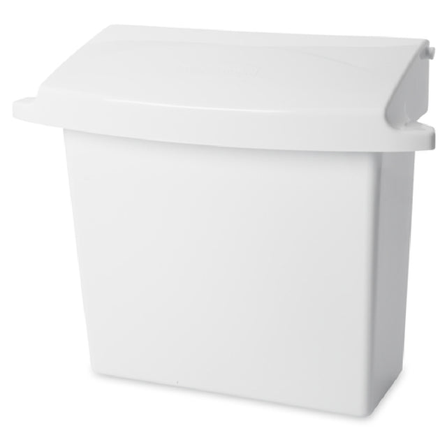 Rubbermaid FG614000WHT Sanitary Napkin Receptacle 12-1/2"L X 5-1/4"W X 10-3/4"H