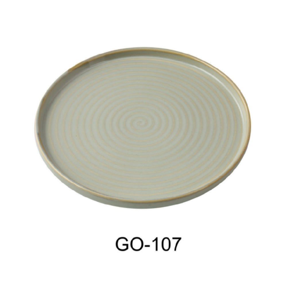 Yanco GO-107 Golden Coast Bread And Butter Plate 7-1/4" Dia. X 3/4"H Porcelain