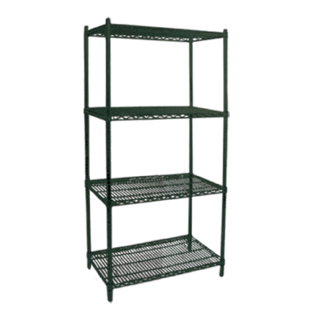 Omcan 45173 (45173) Shelving Unit 36"W X 24"D X 72"H (4) Wire Shelves & Posts
