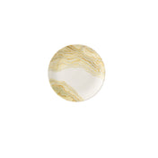 Churchill China TDGDEV101 - Gold Evolve Coupe Plate, 10.25", Ceramic