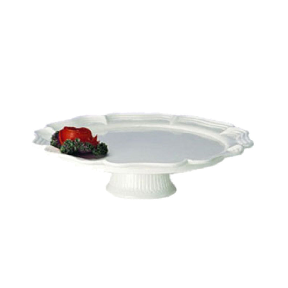 Bon Chef 20361IVYSPKL Pedestal Tray 16" X 4-1/4" H Round