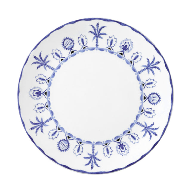 Steelite 82124AND0244 Plate Coupe 10.5" X 0.875" Sultans Garden Blue