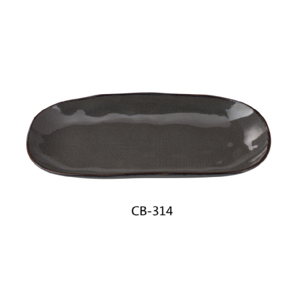 Yanco CB-314 Cowboy Serving Plate 8"W X 14"D X 1-1/4"H Rectangular