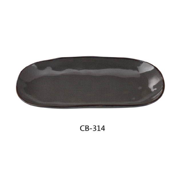Yanco CB-314 Cowboy Serving Plate 8"W X 14"D X 1-1/4"H Rectangular