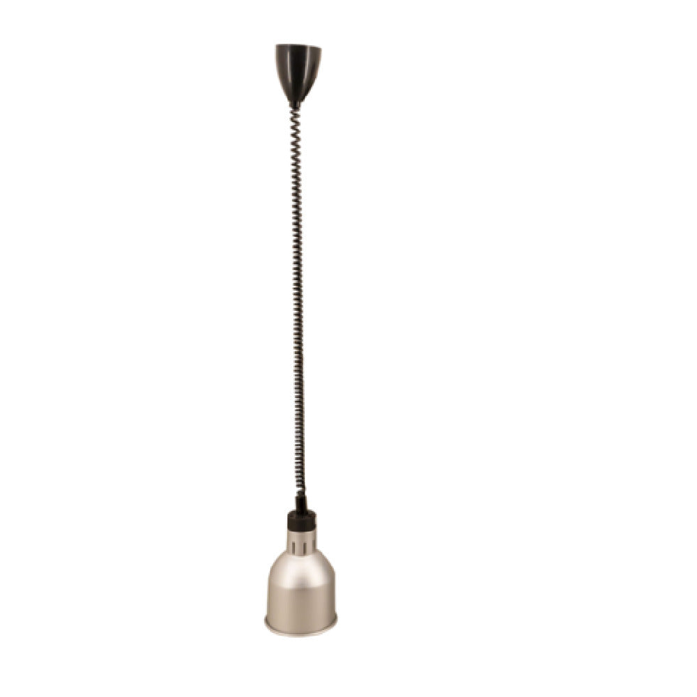 Omcan 48088 (FW-CN-0170S) Heat Lamp Ceiling Mount 6.7" Dia. Silver Dome Shade