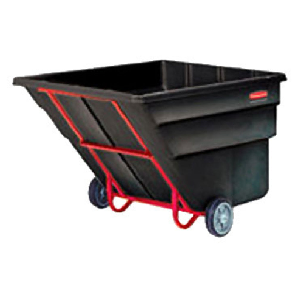 Rubbermaid FG102500BLA Tilt Truck Mobile Open Top