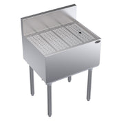 Krowne KR19-GS24 Royal Series Underbar Drainboard Free Standing 24"W X 19"D