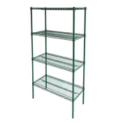CAC China AEWS-2448S Wire Shelving Set 48"L X 24"W X 72"H Heavy Duty