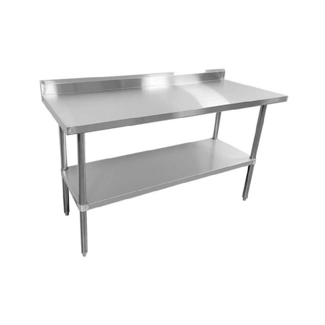 Sapphire Manufacturing SMTEB-2472S Worktable 72"W X 24"D X 35"H 18/430 Stainless Steel