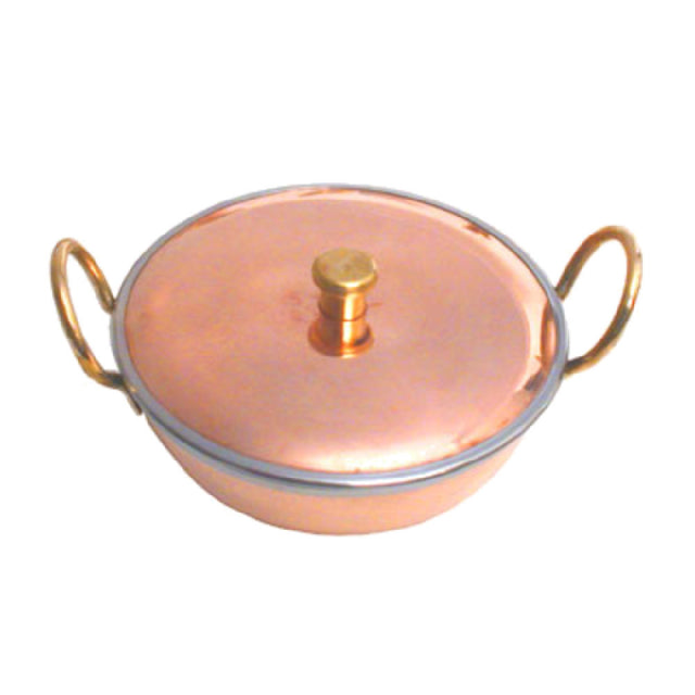 Town 25266 Wok With Cover 22 Oz. Capacity 2-1/4"H X 7-1/4"W 6-1/4"D