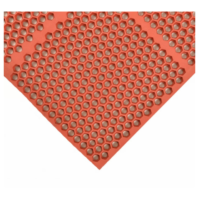 AllPoints 16506 T15 Optimat 3' X 6' Drainage Antifatigue Red