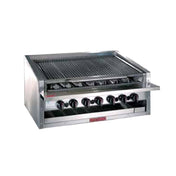 Magikitchn FBG24_LP Radiant Charbroiler Low Profile Countertop Gas