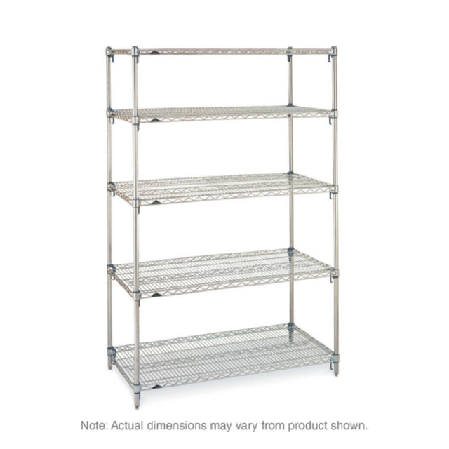Metro 5A547C Super Adjustable Super Erecta® Starter Shelving Unit 42"W X 24"D X 74"H
