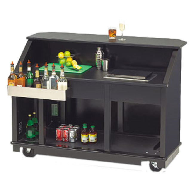 Vollrath 98744-5 Straight Bar 61-1/2"W Standard Black Package