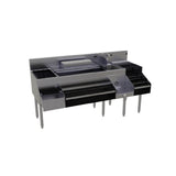 Glastender ALL-66A-CP10 All-In-One Underbar Ice Bin/Cocktail Station Blender Station