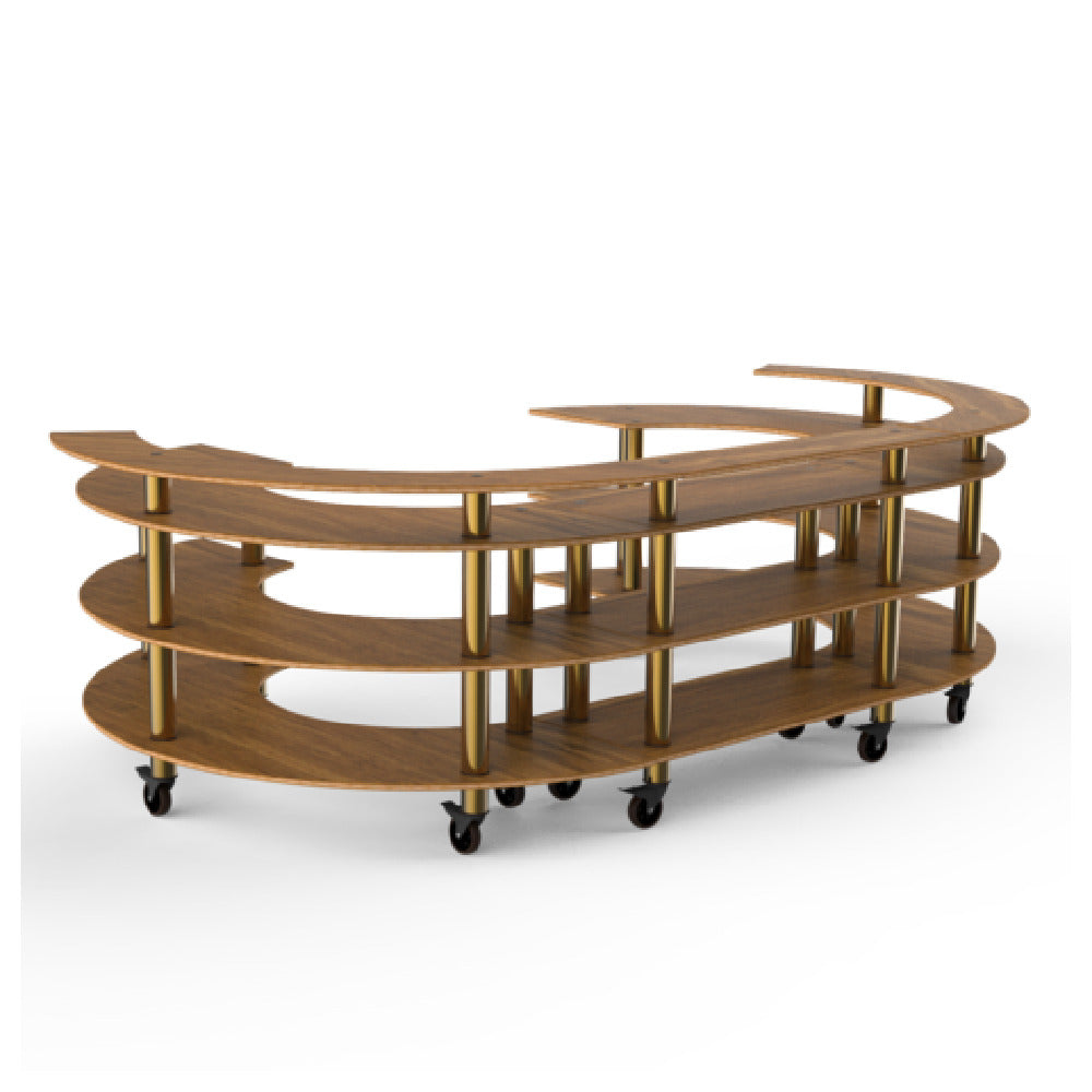 Steelite MGCMSA01BBXW - Open C Serving Station, 134.375" X 84.0" X 41.0", Modular