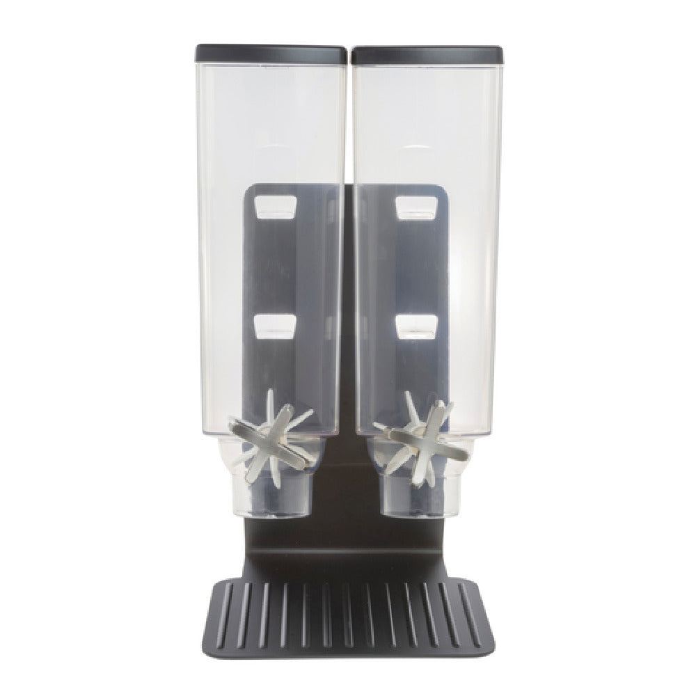 Hubert 99513 - HUBERT® 2 Container Cereal Dispenser With Stand - 9 3/16"L X 8 1/8"W X 17 3/16"H