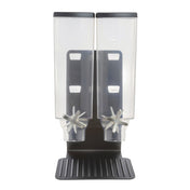 Hubert 99513 - HUBERT® 2 Container Cereal Dispenser With Stand - 9 3/16"L X 8 1/8"W X 17 3/16"H