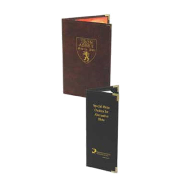Menu Solutions ED420A Menu Cover Holds 5-1/2" X 8-1/2" Inserts Double Panel With 2 Views