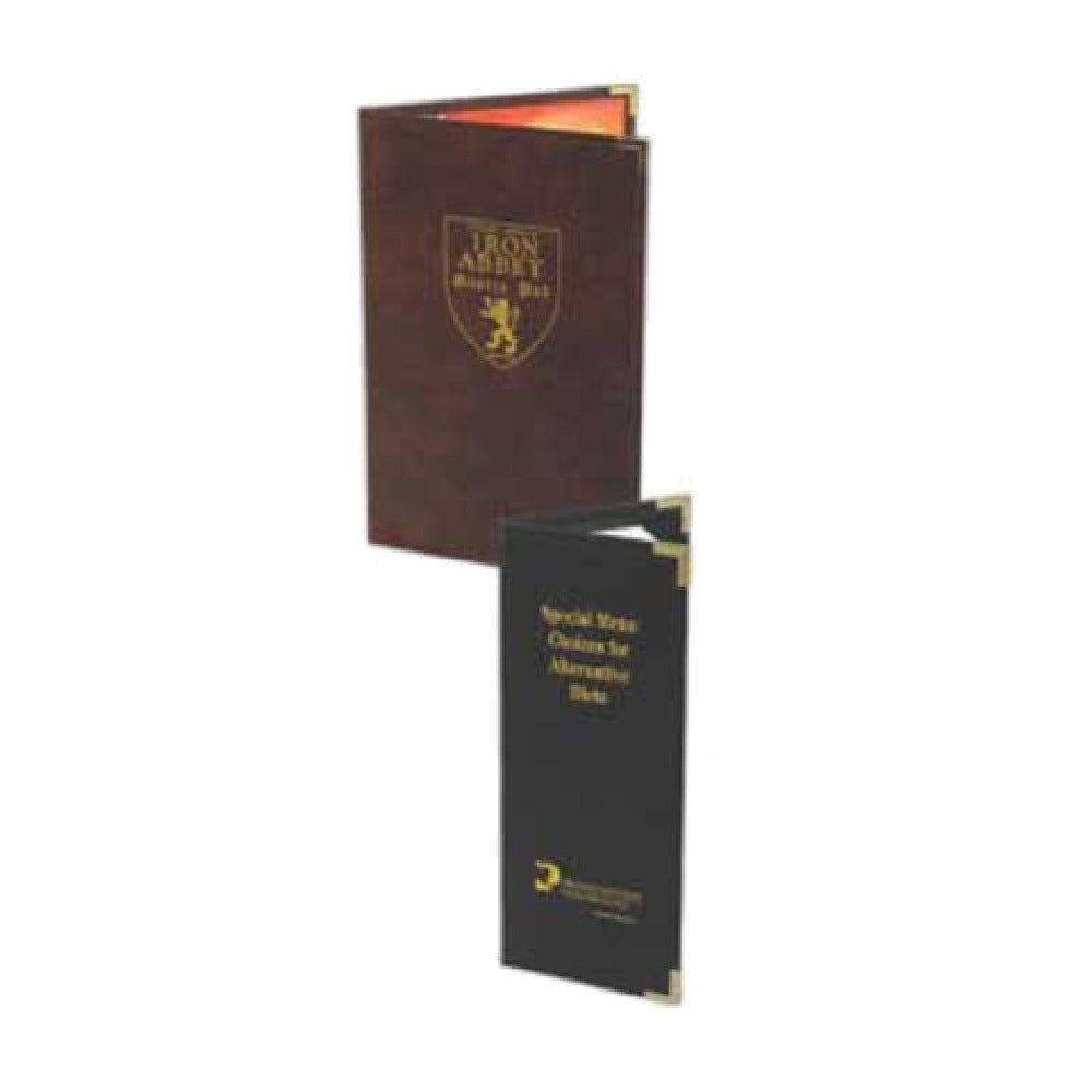 Menu Solutions ED420J Menu Cover Holds 8-1/2" X 14" Inserts Double Panel With 2 Views