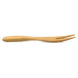 JB Prince R673 Mini Disposable Fork 3-1/2" Bamboo