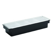 Hubert 57511 - Hubert® Condiment Holder, 19-1/2"L X 6"D X 3-3/4"H, (4) Compartment