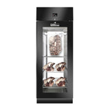 Invacus MEAT 700 PANORAMA Meatico MEAT 700 Panorama Dry Aging Cabinet (1) Triple Pane Glass Door & Solid Triple Pane Glass Back