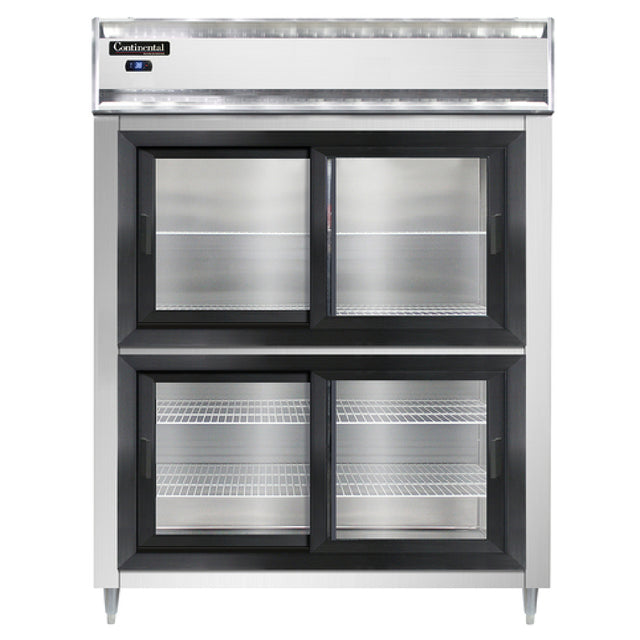 Continental Refrigerator D2RESNSSSGDHD Designer Line Wide Refrigerator Reach-in